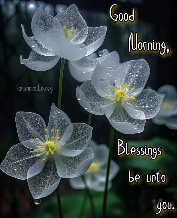 Good Morning, Blessings be unto you