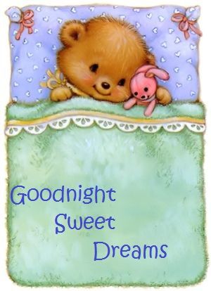 The little bear and bunny have already gone to bed. Good night!