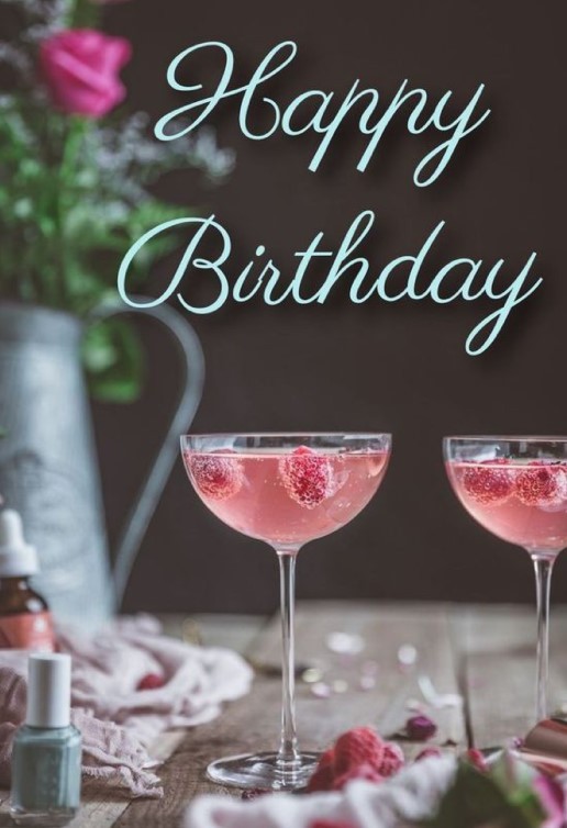 Birthday cocktail