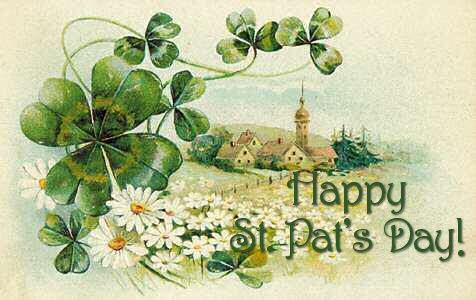 Happy St. Patricks Day postcard